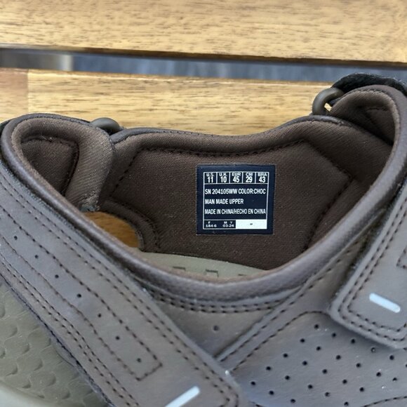 Skechers Tresmen Garo Shoe 204105WW Brown Chocolate Men's Size 11 EXTRA WIDE FIT - Picture 4 of 13